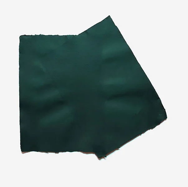 Fabriano Collage, dark green, 2017 Handmade Fabriano paper, inkjet ink used as dye, 48 x 58 cm