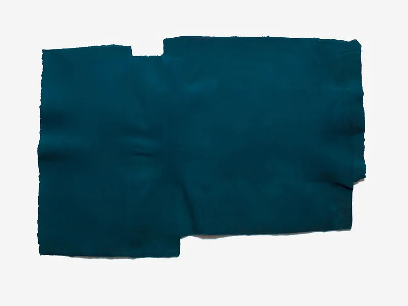 Fabriano Collage, blue-black, 2017 Handmade Fabriano paper, inkjet ink used as dye, 46 x 60 cm