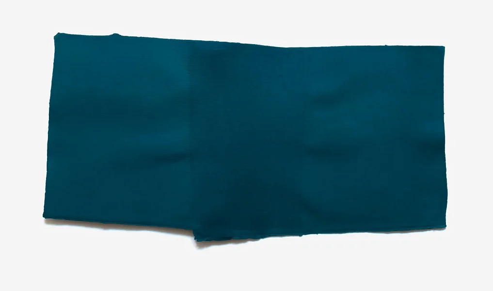 Fabriano Collage, blue-black, 2017 Handmade Fabriano paper, inkjet ink used as dye, 42 x 56 cm
