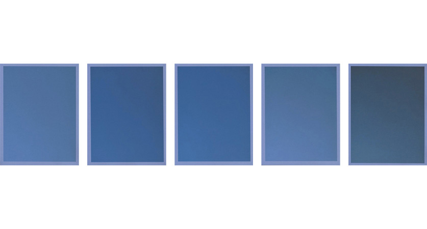  Colour on Colour Blue, 2010 