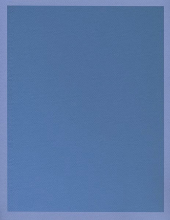   Colour on Colour Blue (Friday 10:02 am) Pigment print, 8.5 x 11 in 