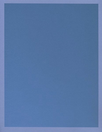Colour on Colour Blue (Friday 10:02 am) Pigment print, 8.5 x 11 in