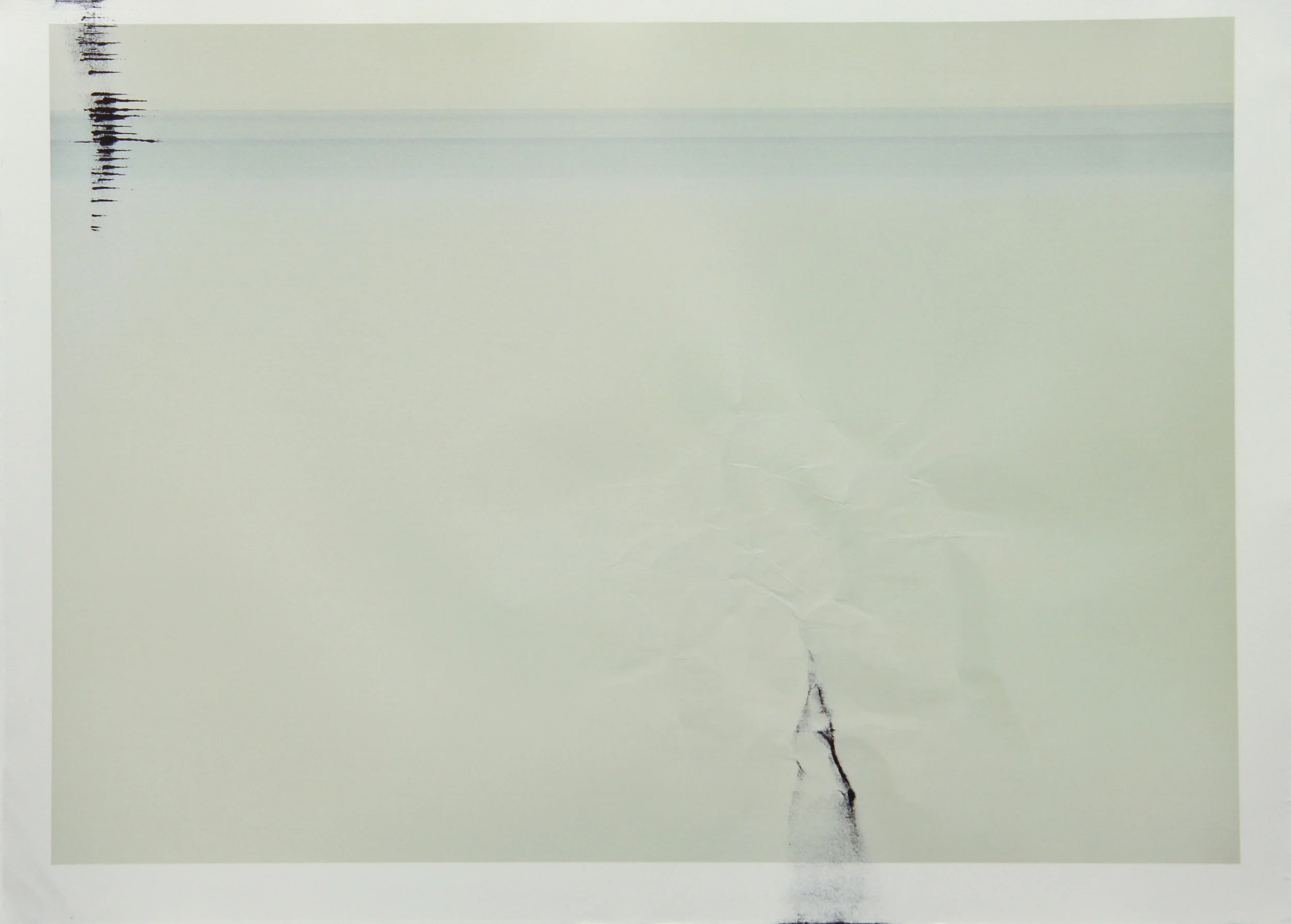 Tinted Headstrike #3, 2015 Unique giclée print, 107 x 78 cm