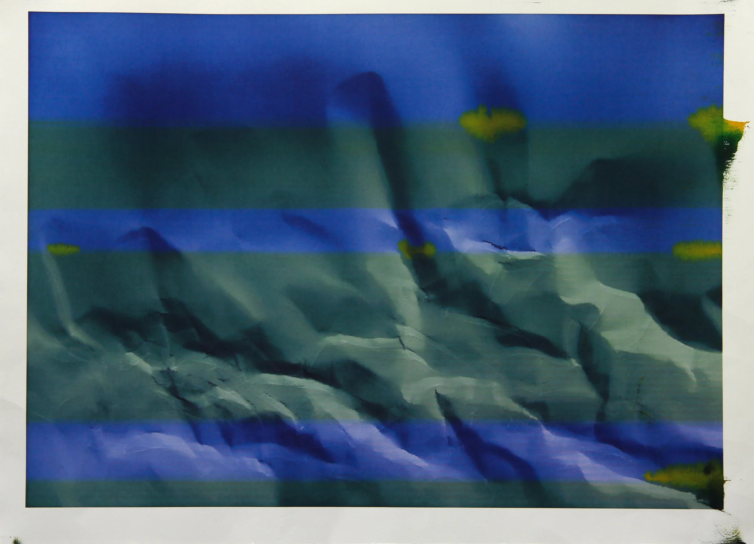 Tinted Headstrike #10, 2015 Unique giclée print, 107 x 78 cm