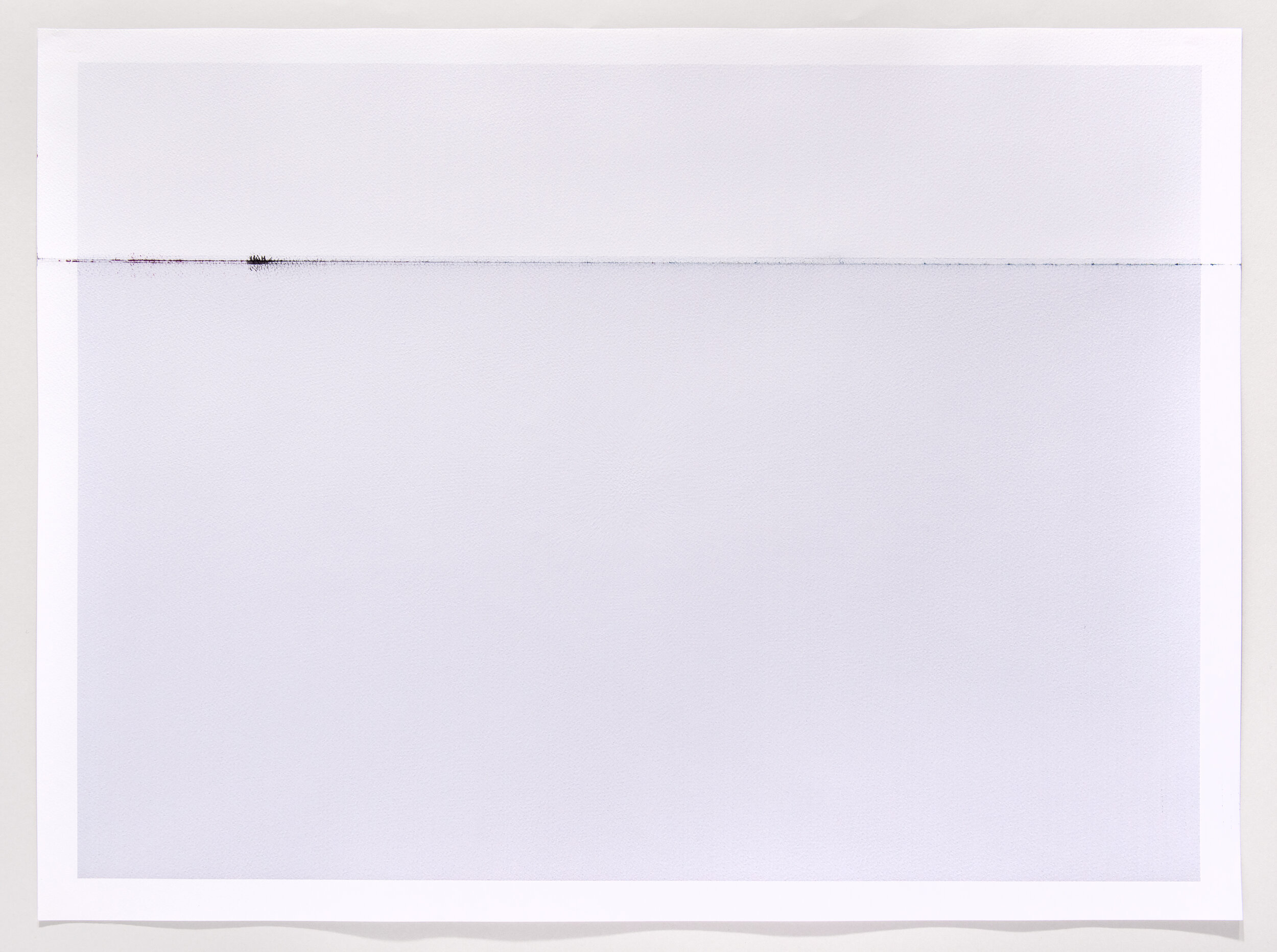   Headstrike #2, 2014 Giclée print on folded paper 70 x 50 cm 