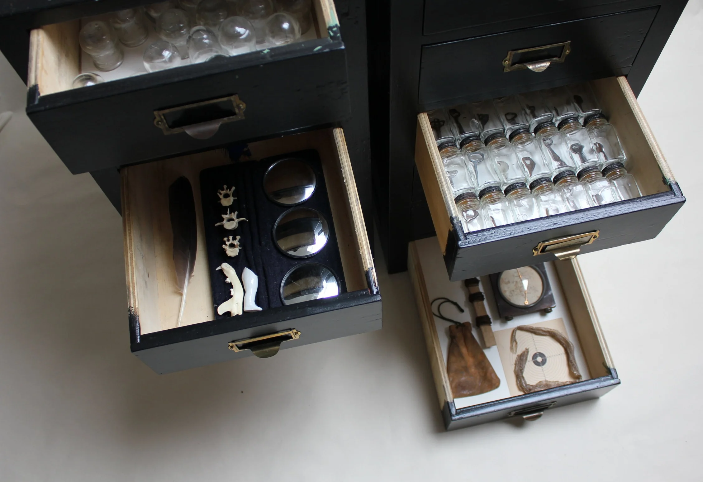 Black Cabinet, detail.