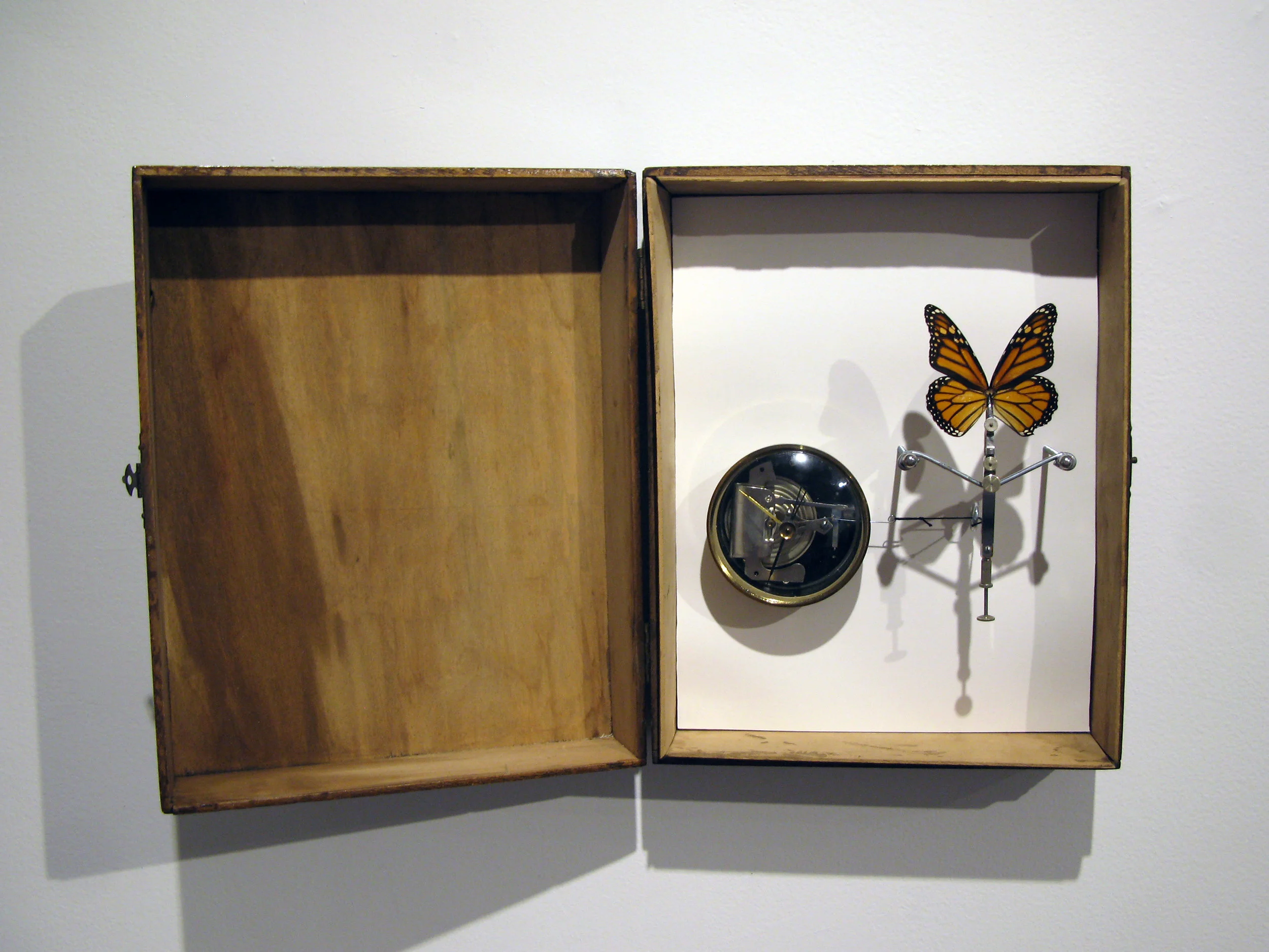 The Lorenz Butterfly, Artificial Expiration and the Weight of the Sky, 9 x 7 x 4 inches, 2013