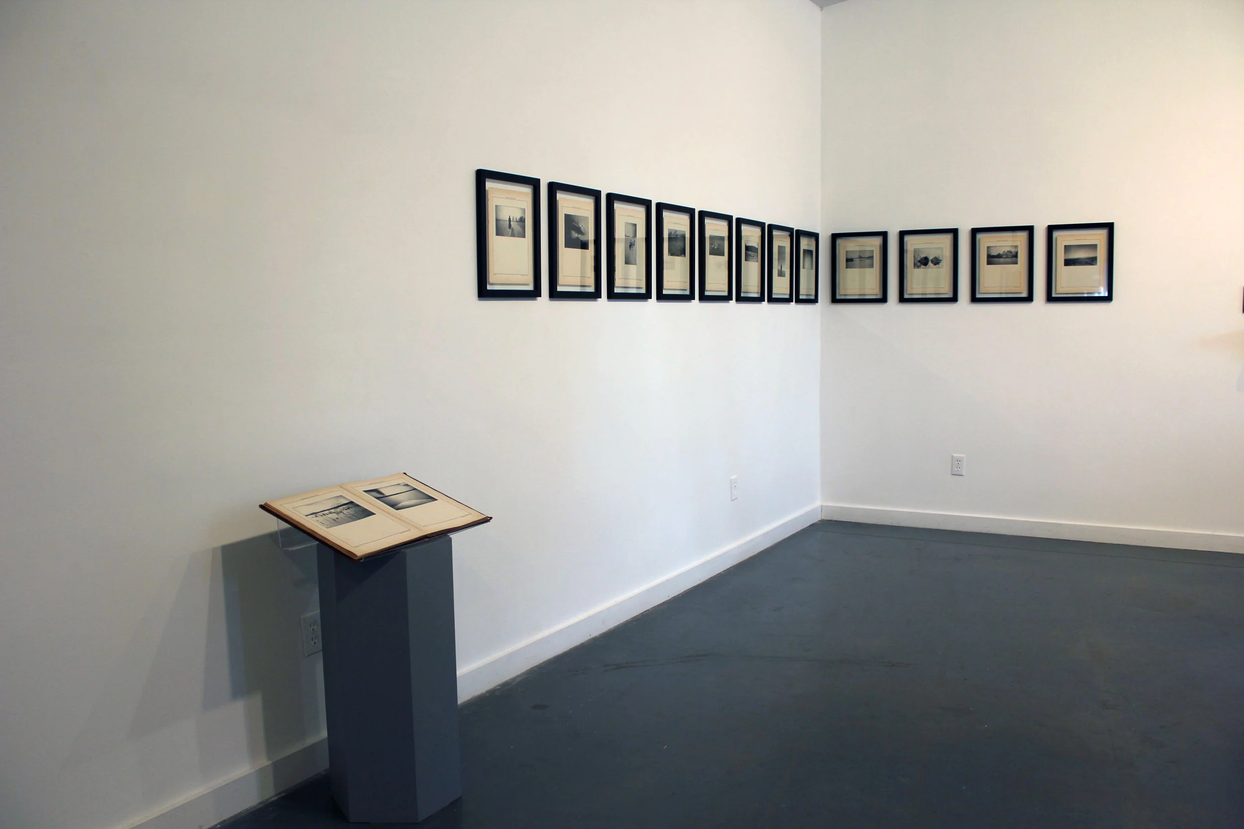 The Book of the Flood, 2012, installation view.