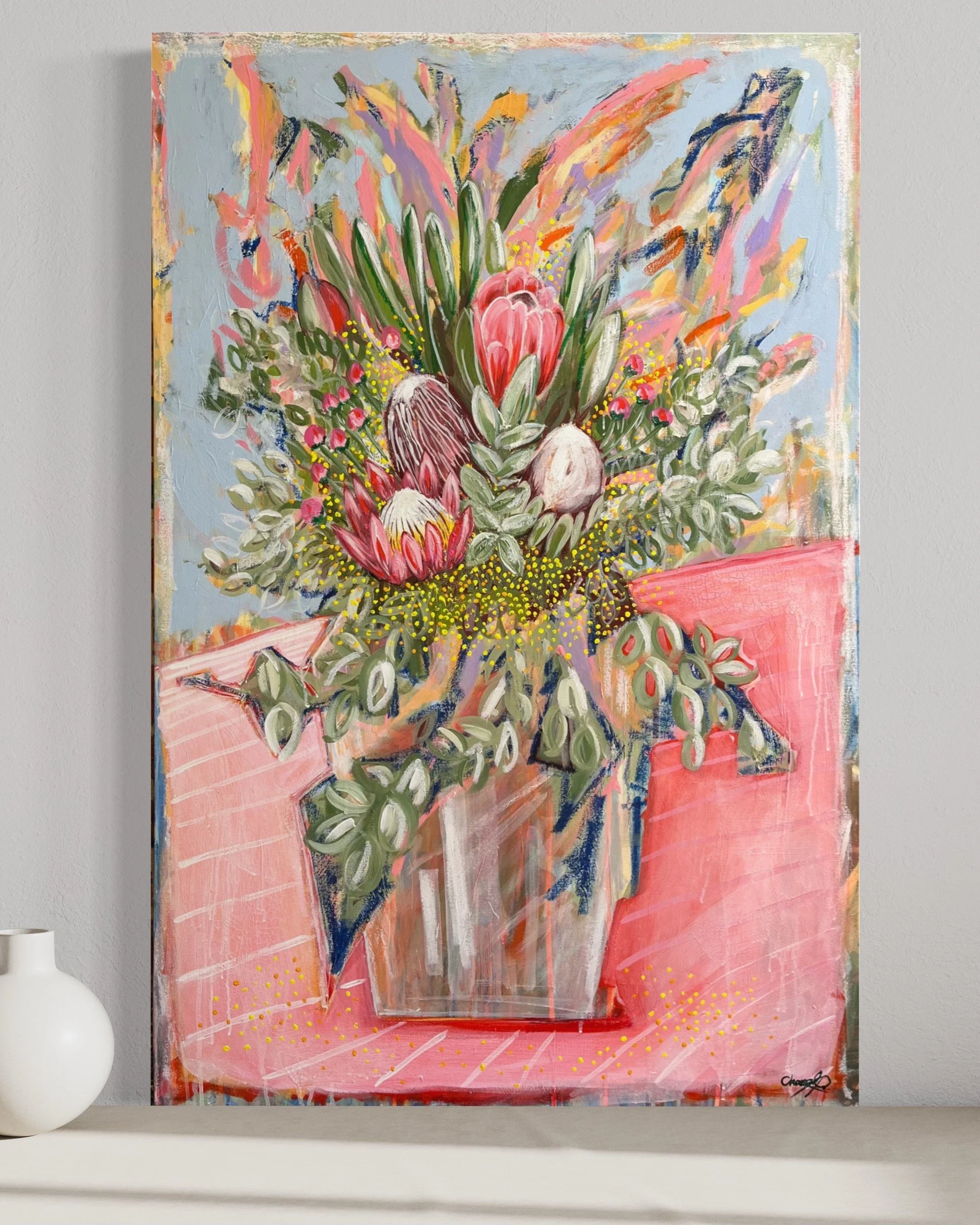 2. Wattle on the Bench | $500 | Available