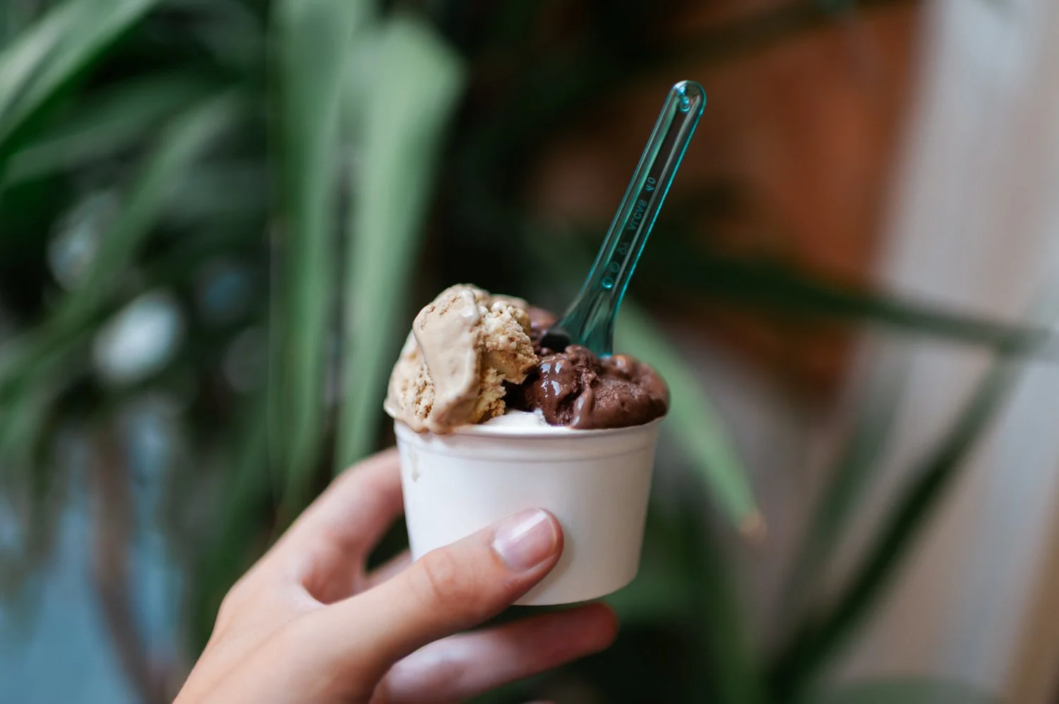 Ice cream edited with Kodak Portra 400