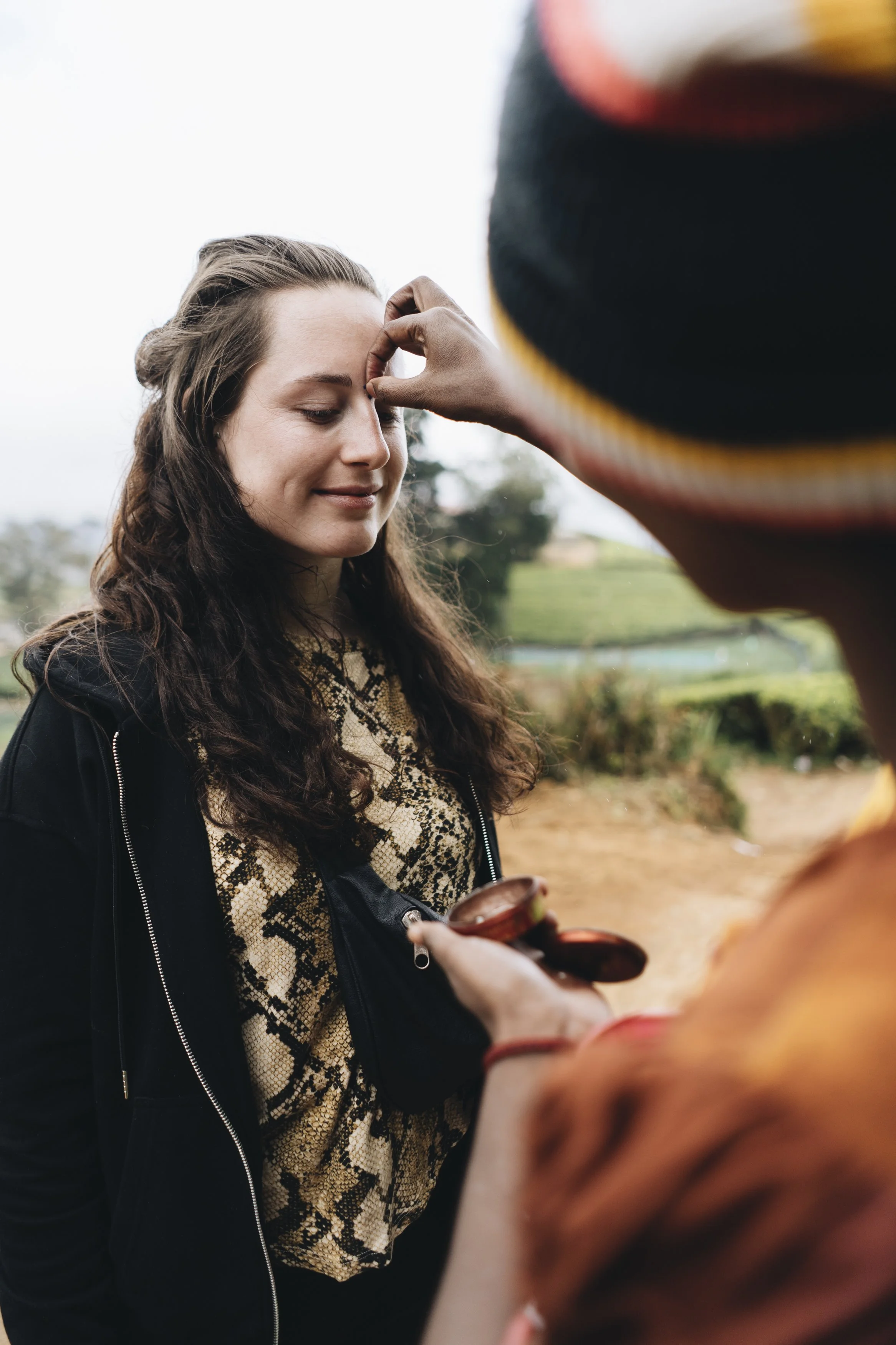 natural skin tones film look lightroom portrait before after