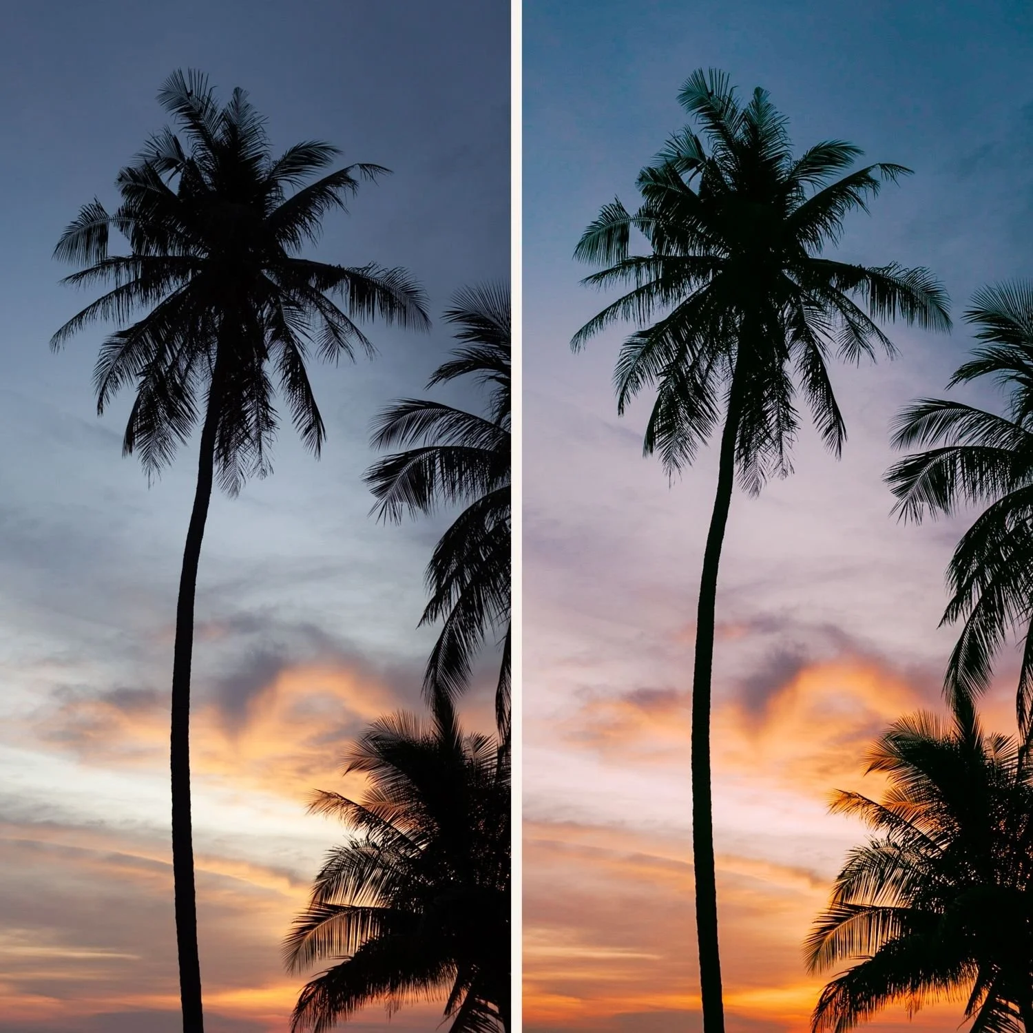 Sunset edited with our Golden Hour Presets for Lightroom