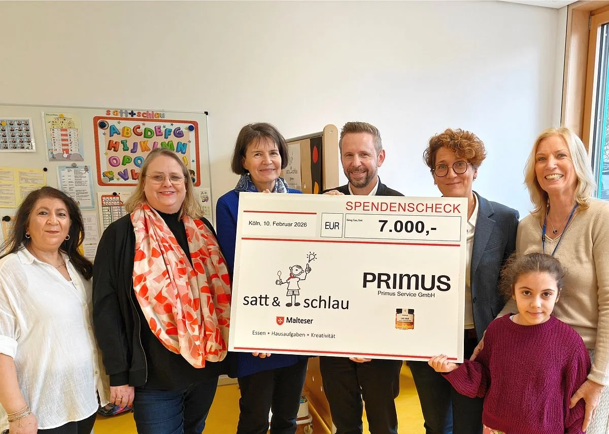 Primus unterstützt Malteser-Projekte mit 17.000 Euro