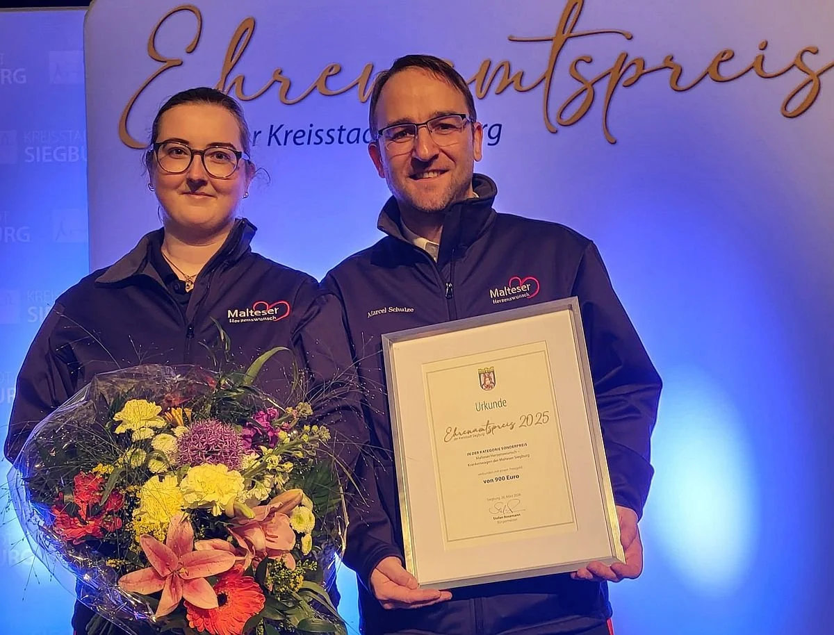 Ehrenamtspreis für Herzenswunscherfüller in Siegburg