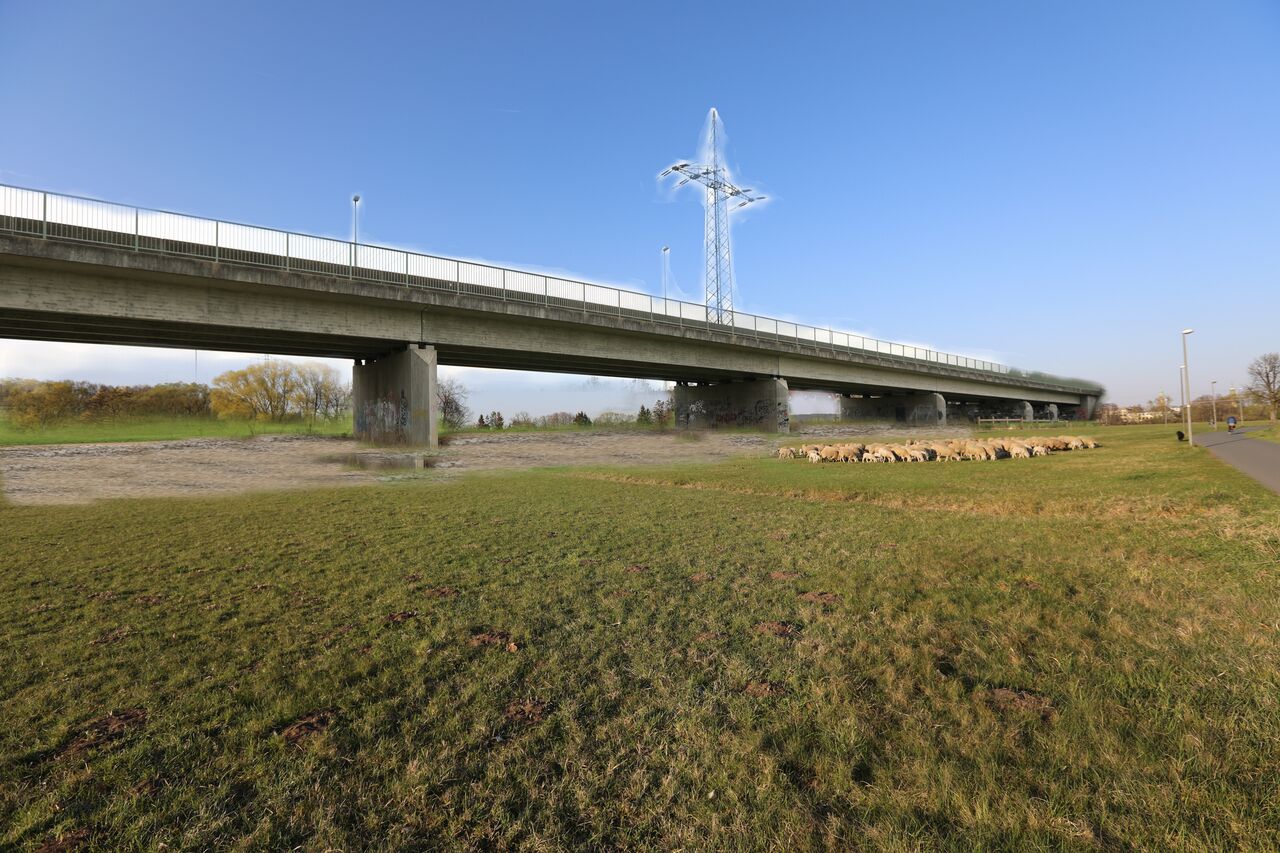 Visualisierte Brücke am Radweg im Wiesengrund Foto: Quelle: BI Stub ja- aber keine Kosbacher-/Wöhrmühlbrücke