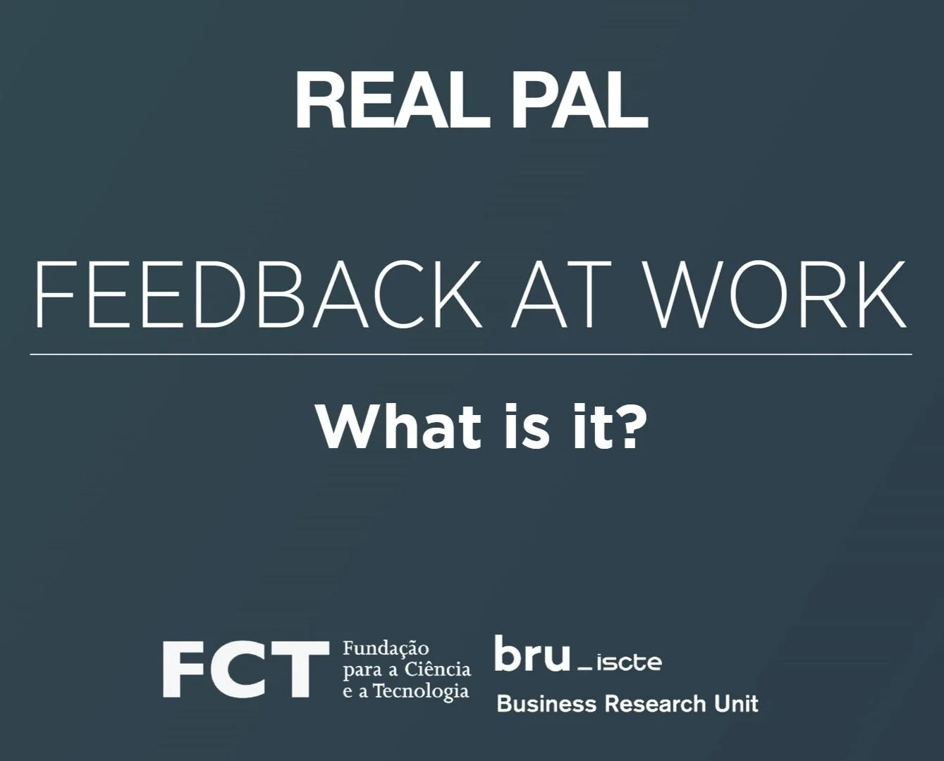 Feedback at work: What is it?