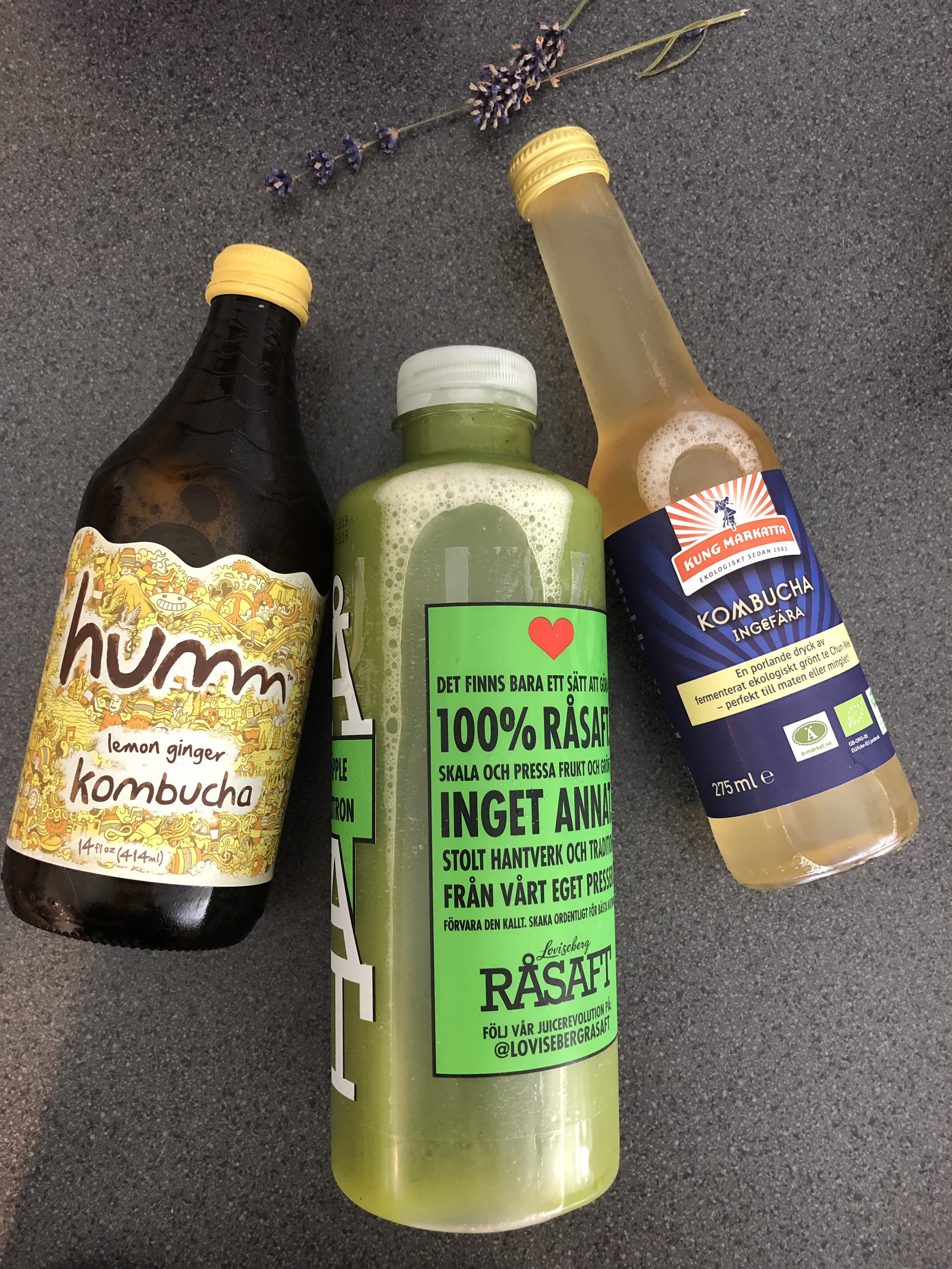 more kombucha &amp; a green juice