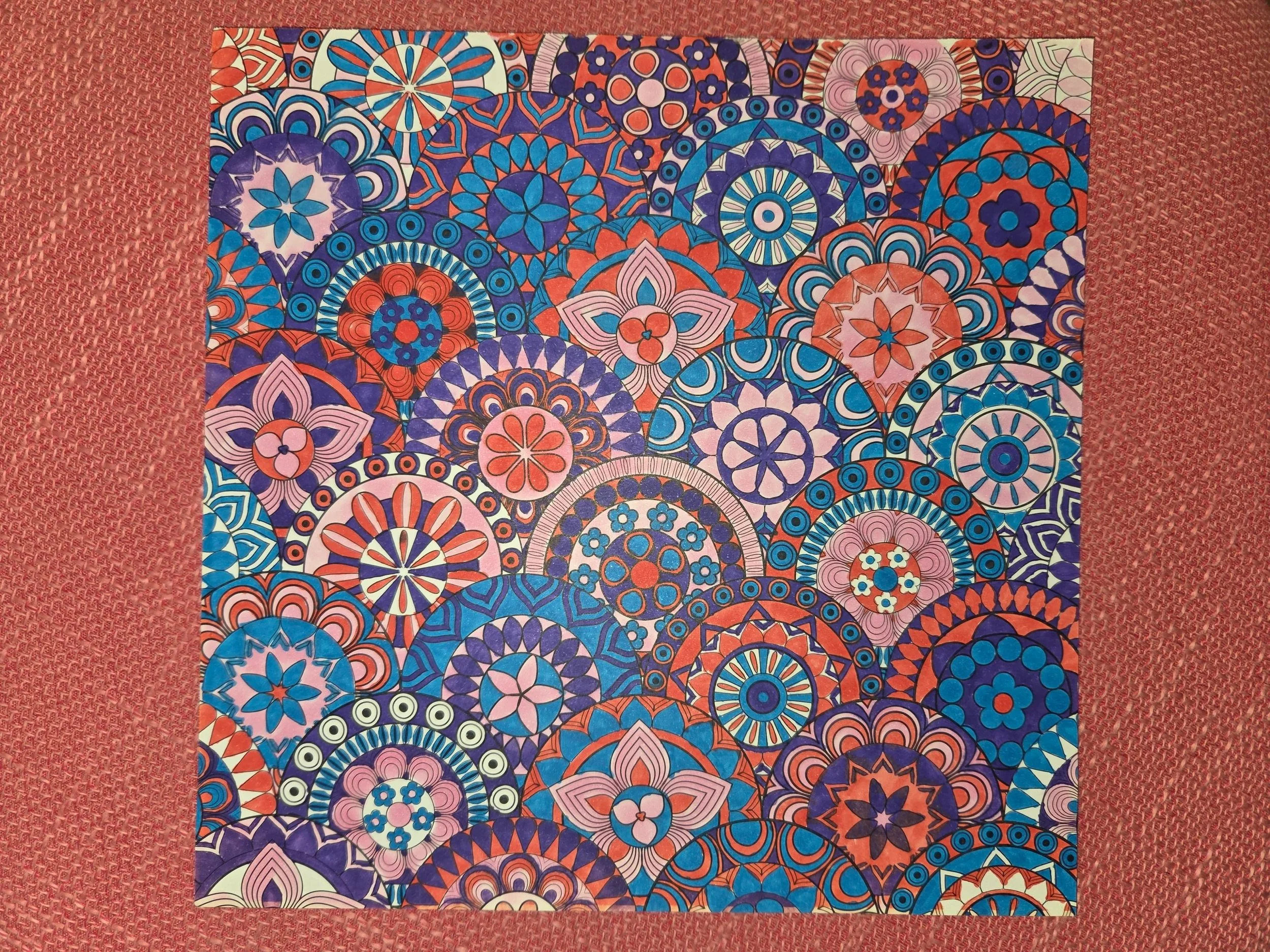 mandalas on paper circa 2017