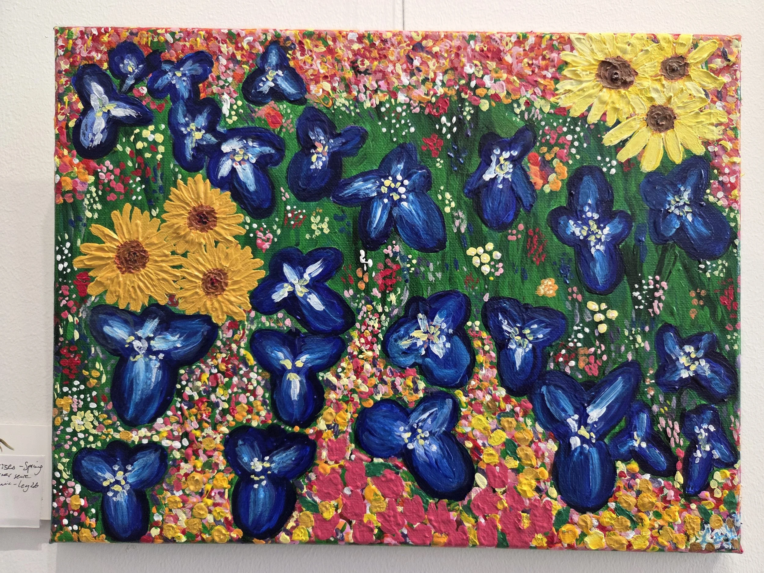L'amitié au delà des saisons 40x30 cm Lea Nasnas Chami - Ley 2026 Acrylic on canvas