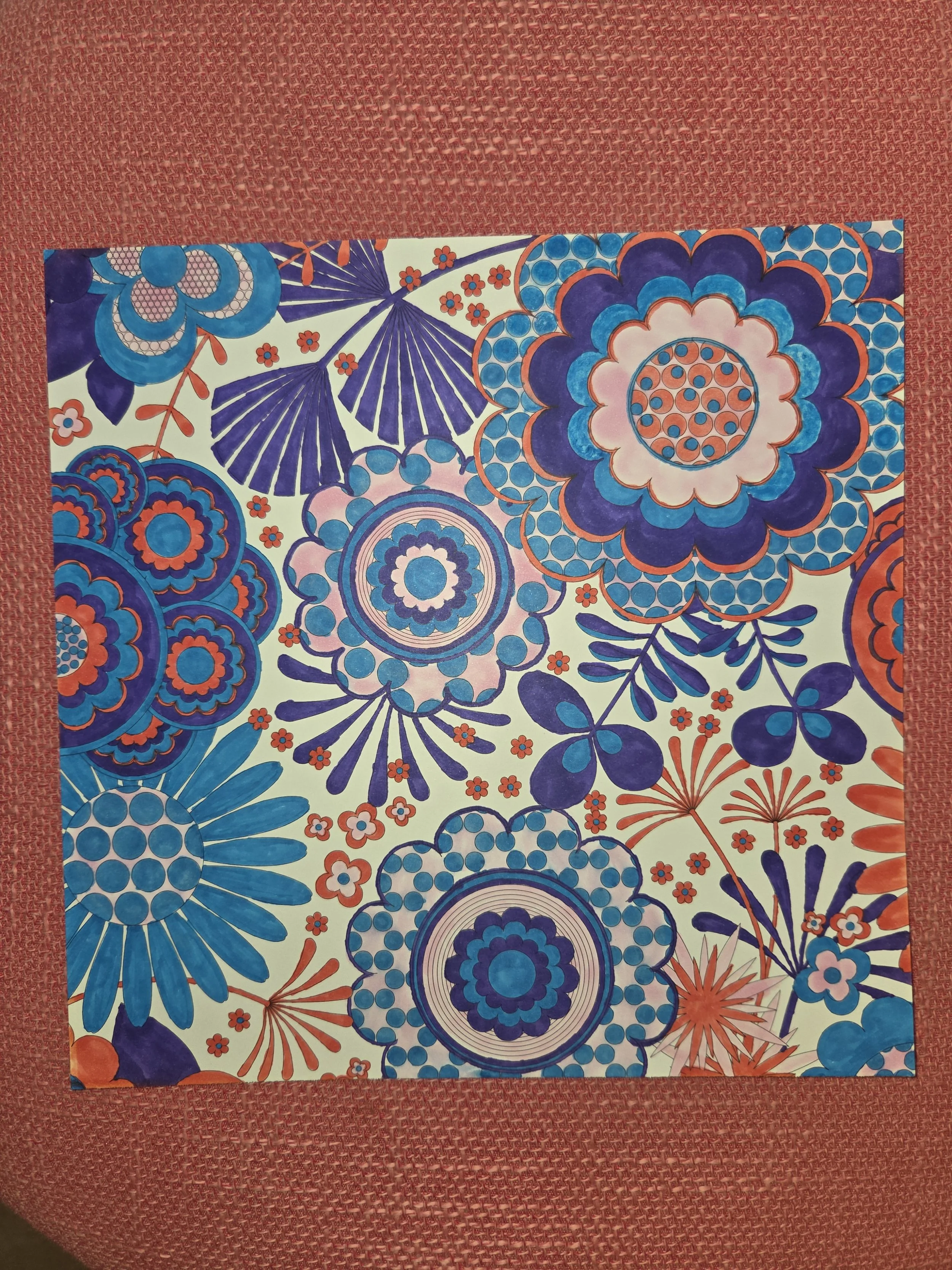 Mandala on paper circa 2017