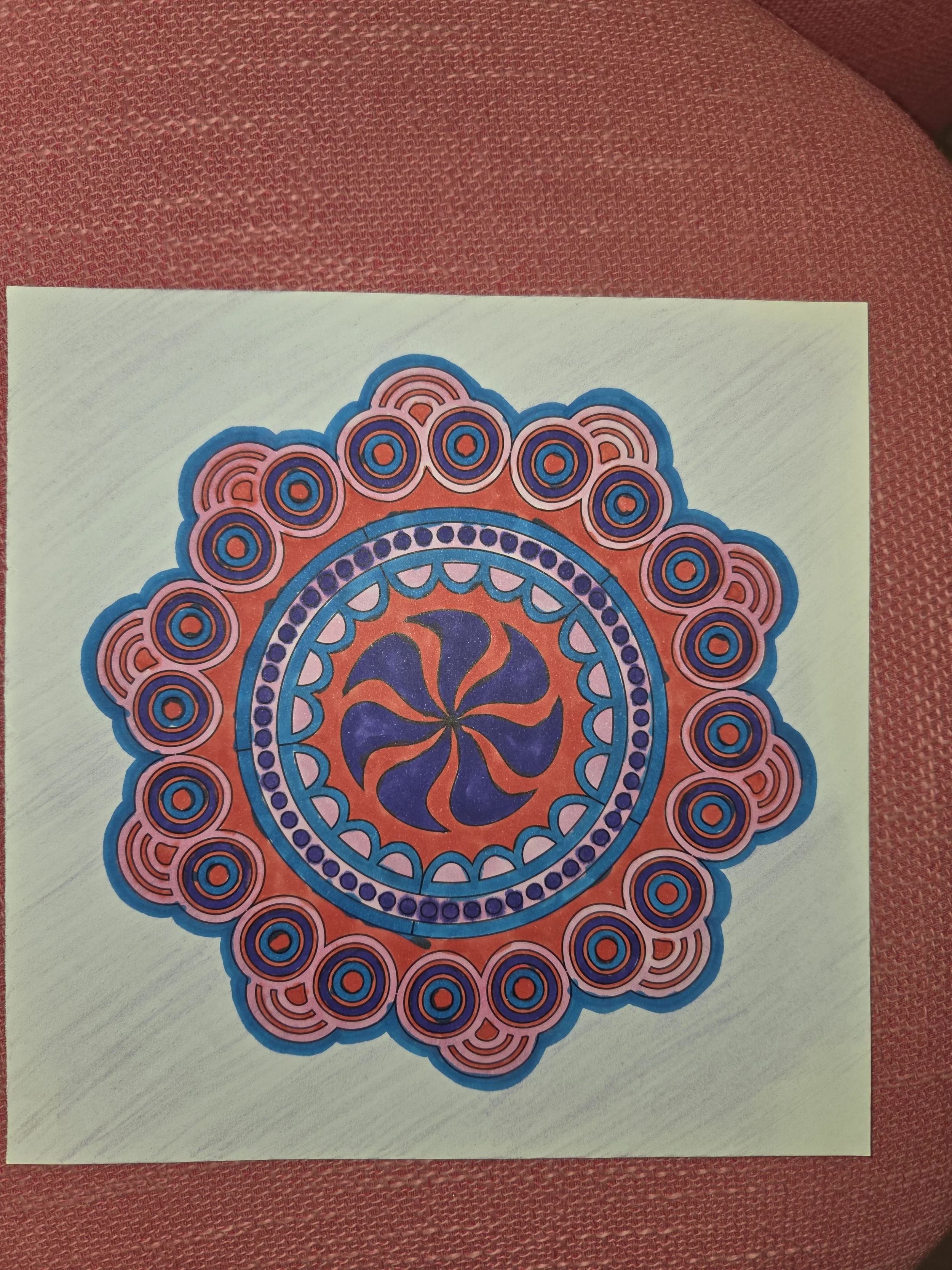 mandalas on paper circa 2017