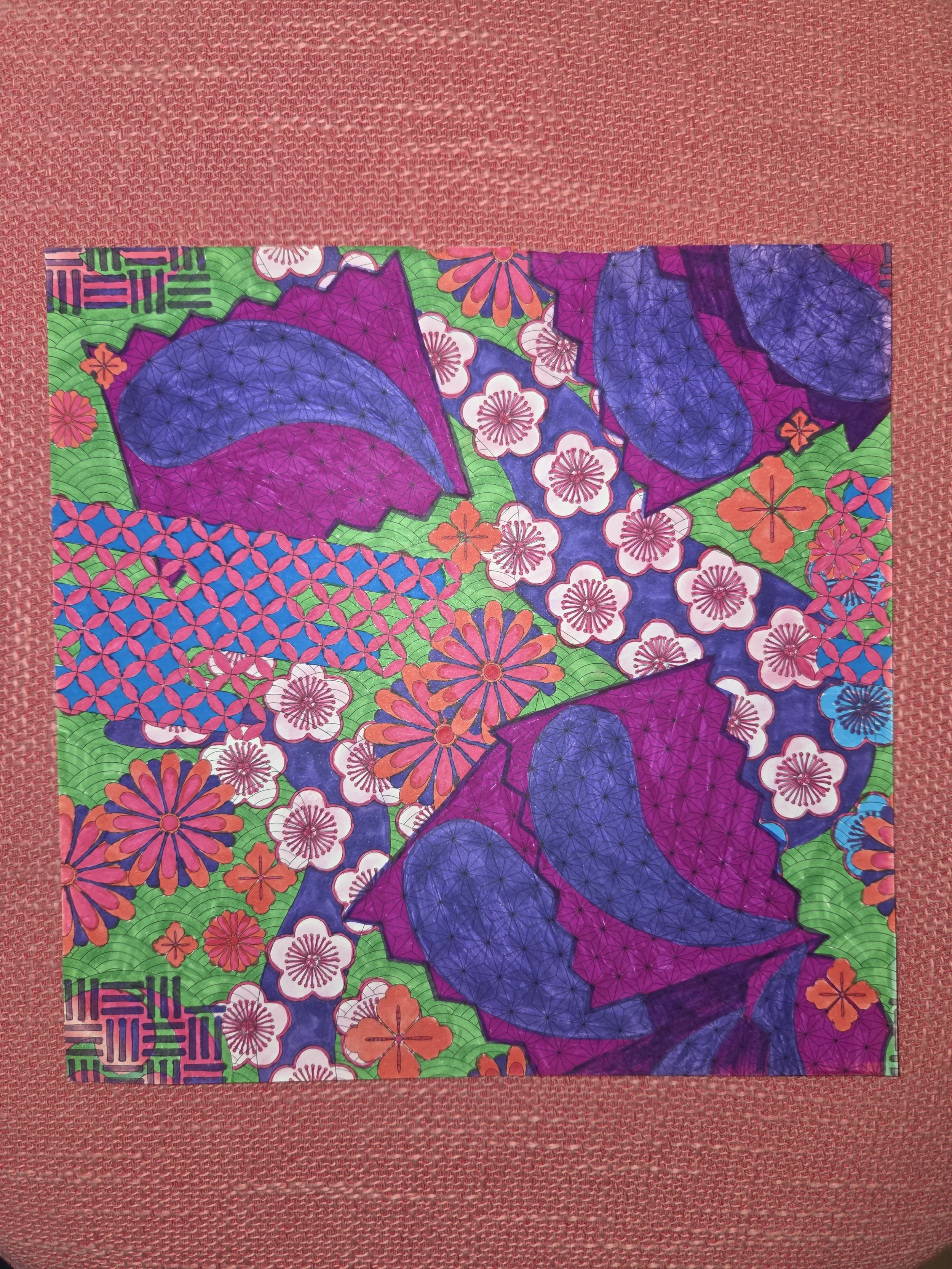 Mandala on paper circa 2017