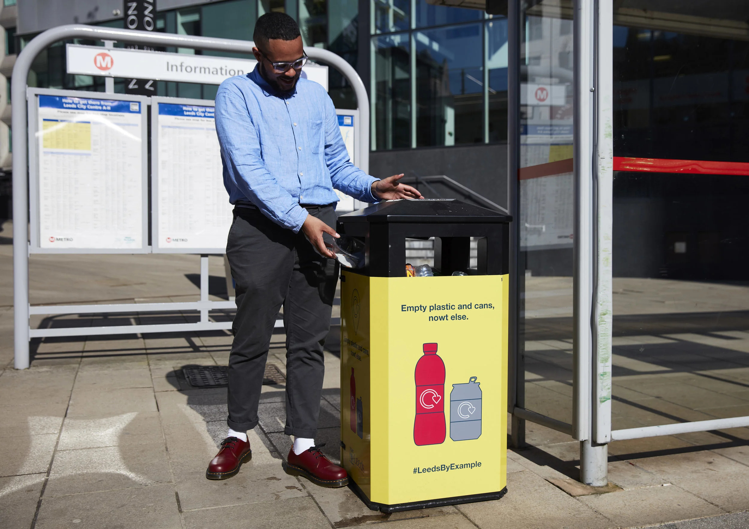 Bin Smart/Use the right bins in halls and homes to cut waste. Use the Leeds Bins app, check collection days and recycle correctly. A SUEZ study found nearly 60% of students throw recyclables in general waste. Don’t let yours go to landfill##