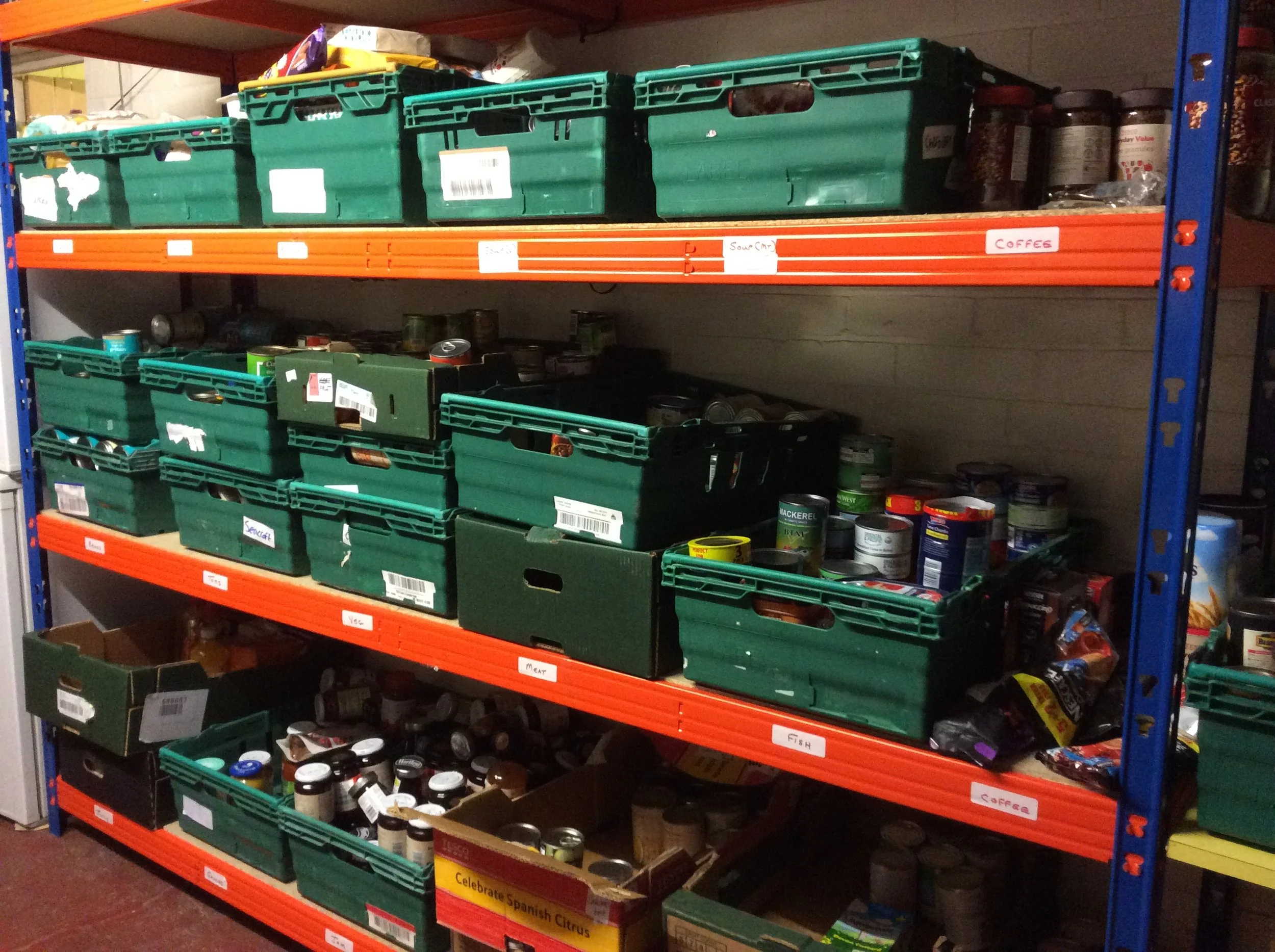 Feed the Bank, Not the Bin/Donate spare or unopened food to Leeds food banks. It keeps food out of the bin and helps families across the city. FareShare Yorkshire gives out 2,250 tonnes of food a year, enough for 100,000 meals each week.##