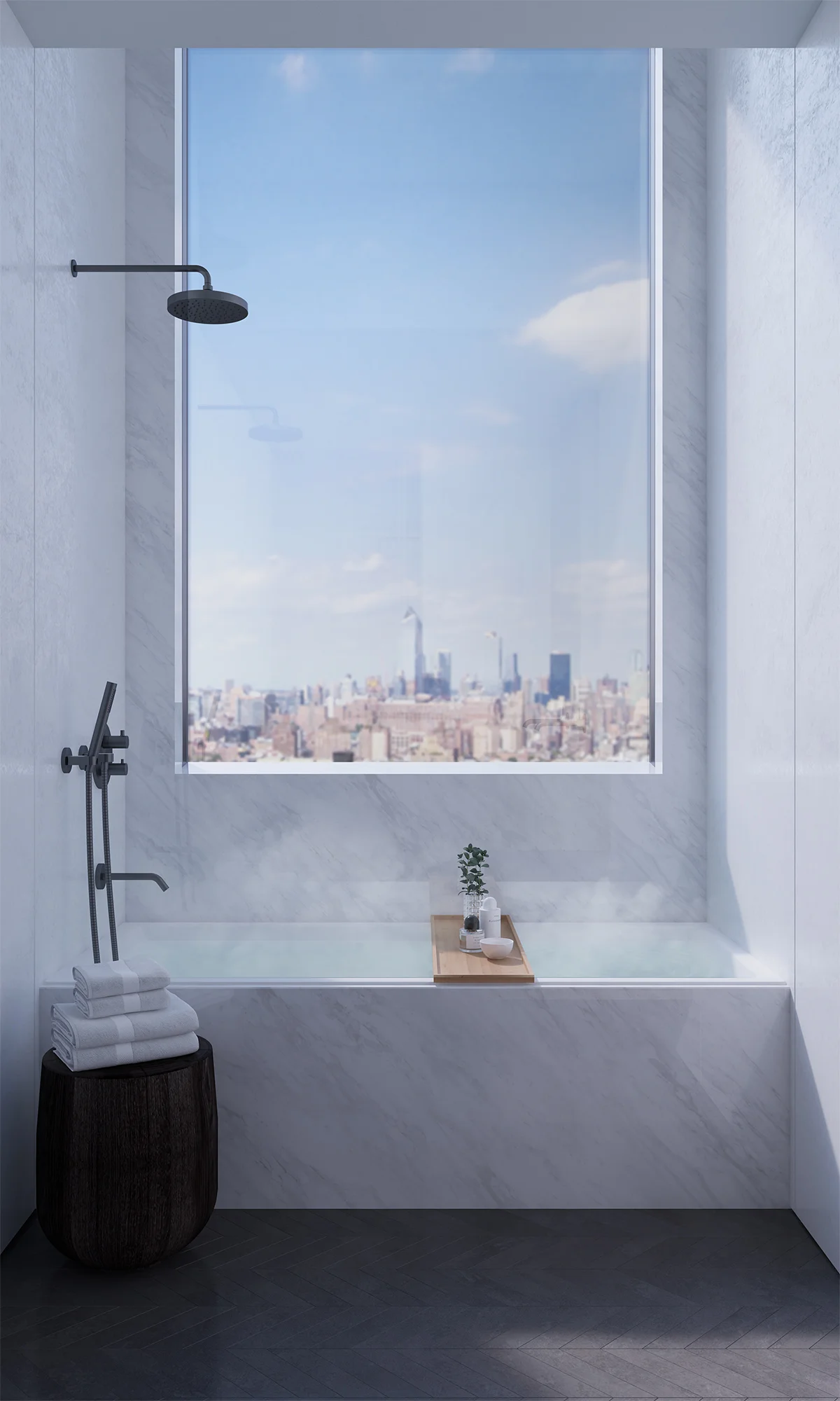 VIEW FROM MASTER BATHROOM