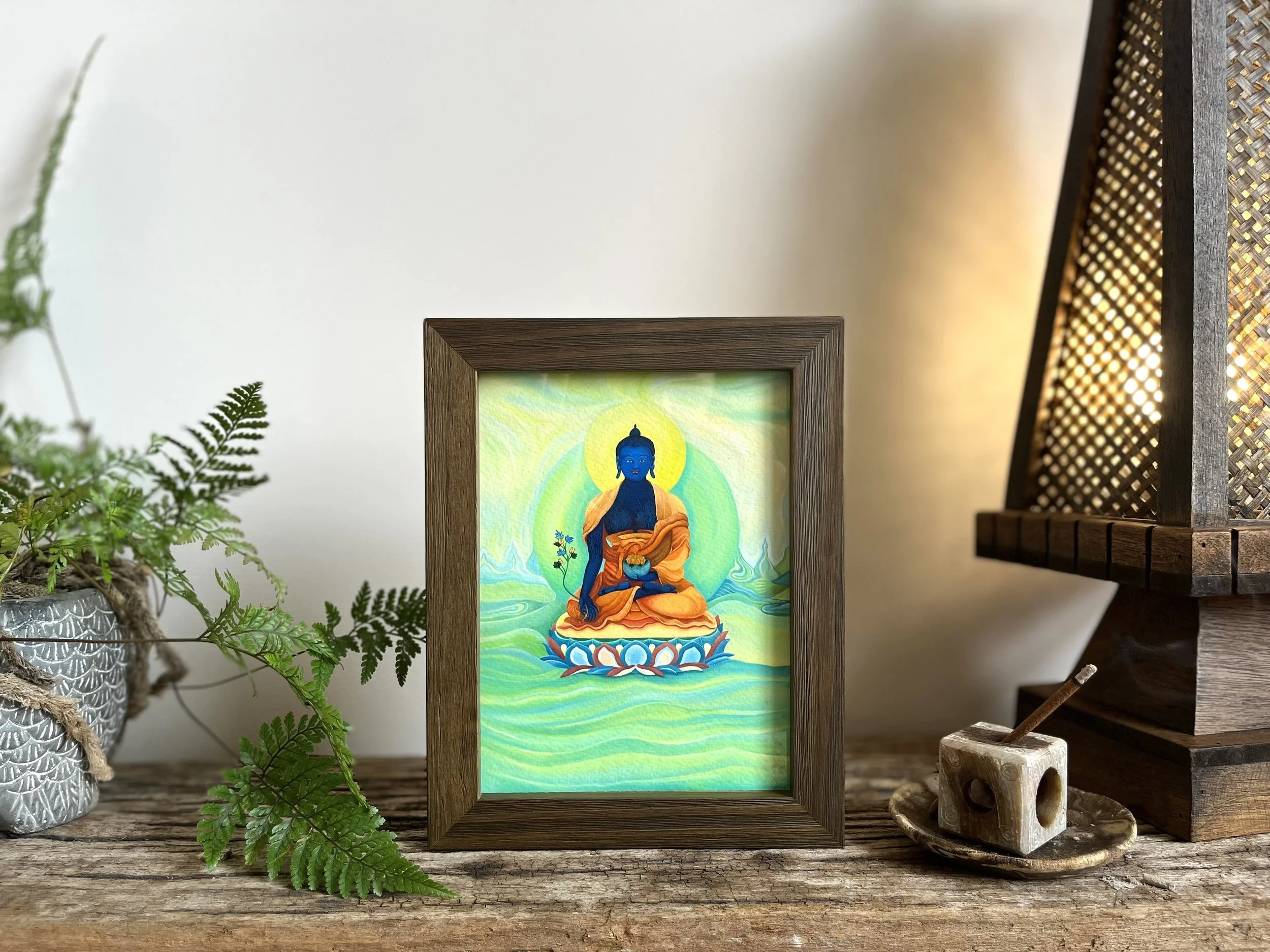 藥師琉璃光如來の清淨佛繪課｜台北週六班