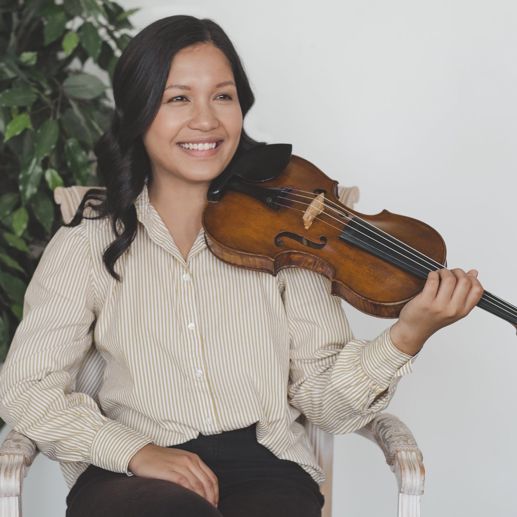Kristine Clair Galano, violin
