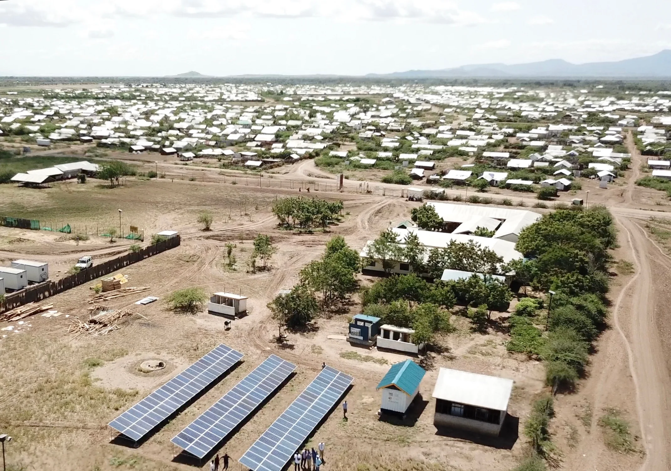 Kakuma refugee camp, Kenya, was built for people fleeing Sudan. Photo credit: Mads Uhlin Hansen.