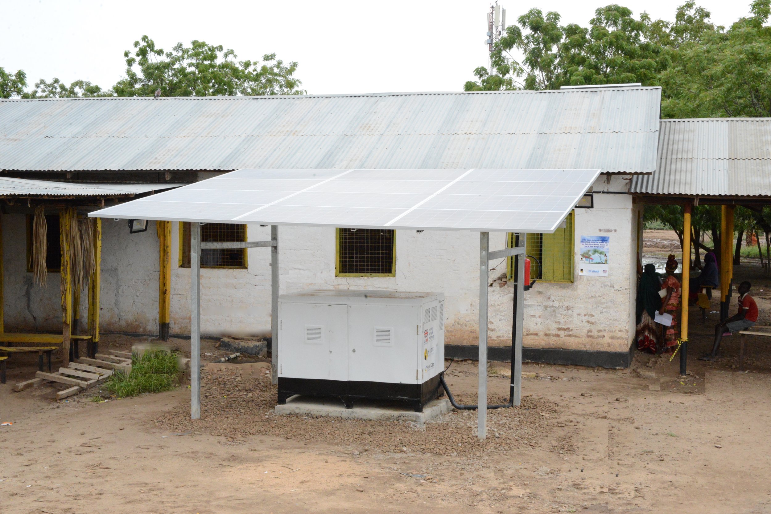 Electrical generators at a Peacekeeping mission in Goma, Democratic Republic of Congo. Photo credit: Mads Uhlin Hansen.
