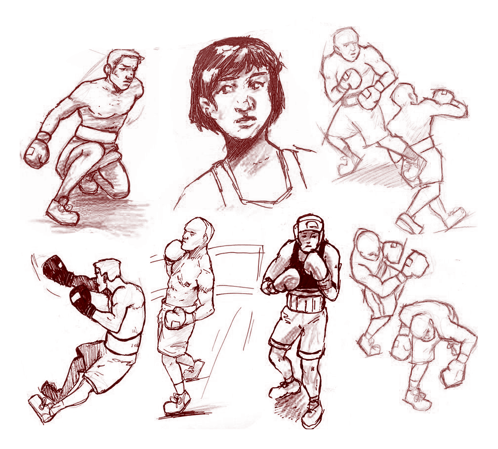 ArtStation - Woman In Boxing Pose |4K Reference Images | Artworks