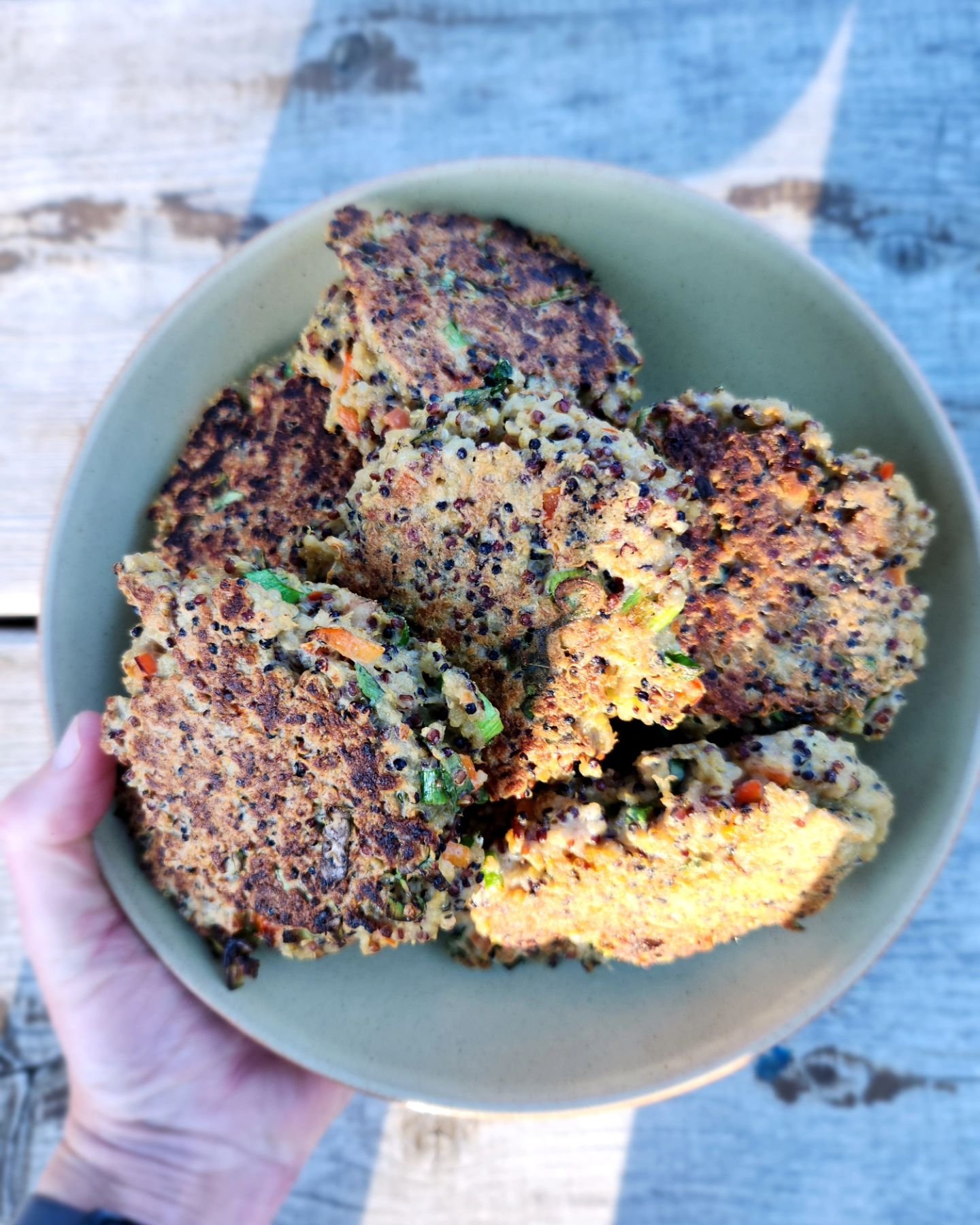 Recipe for your wanders!!

Quinoa Patties 

This has been an &ldquo;on repeat&rdquo; recipe for years.  These are quick and easy to make, and they hold up extremely well to toss in your freezer or pack in your cooler for a long weekend out camping.

