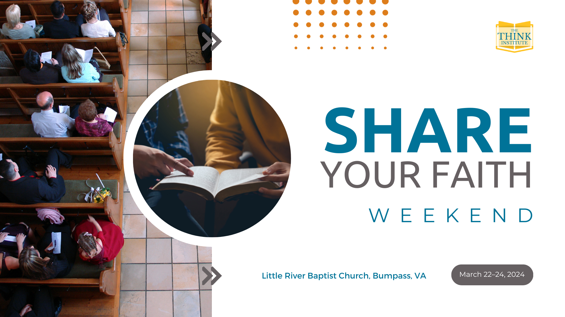 Share Your Faith Weekend at Little River Baptist Church