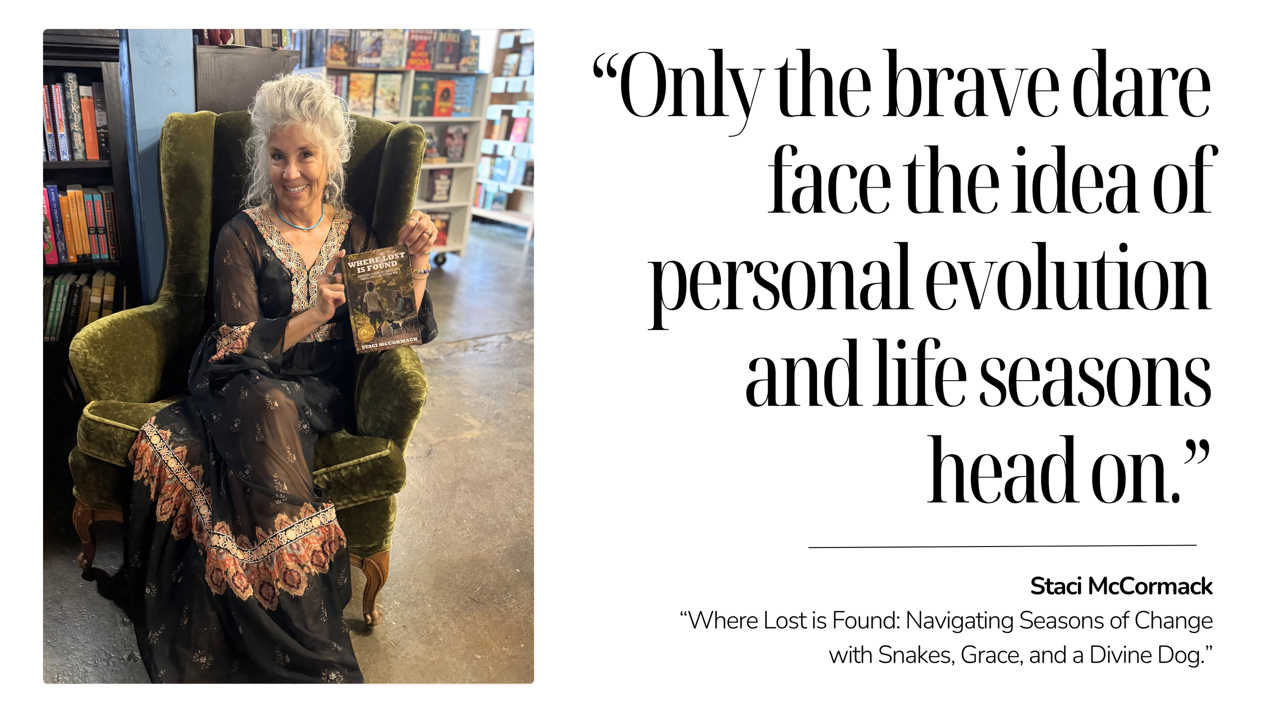 Staci McCormack at Sudden Fiction Books Author Signing Event