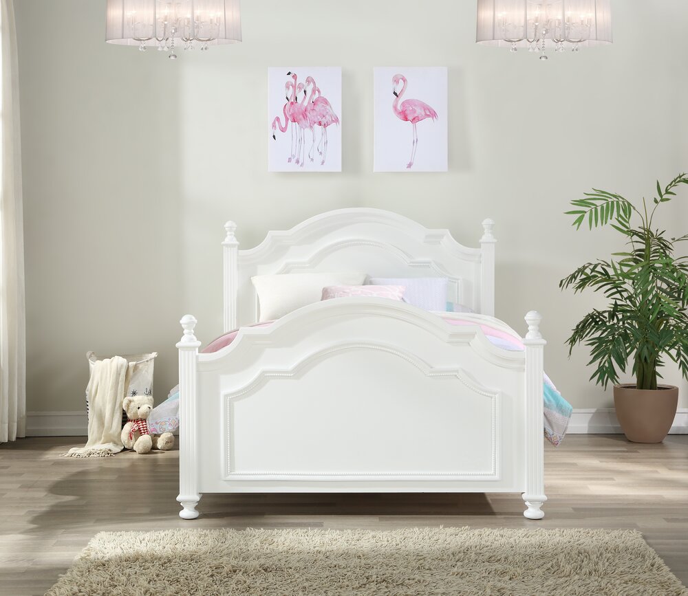 Princess Isla Double Bed White, Princess Double Bed Frame