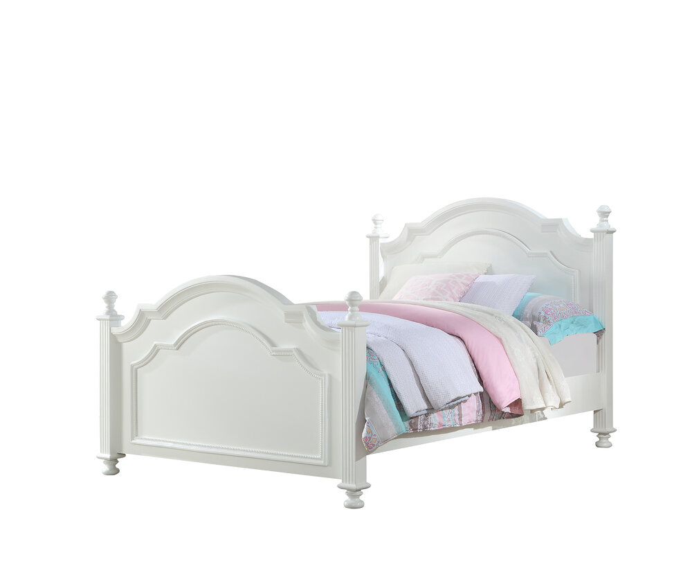 Princess Isla Double Bed White, Princess Double Bed Frame