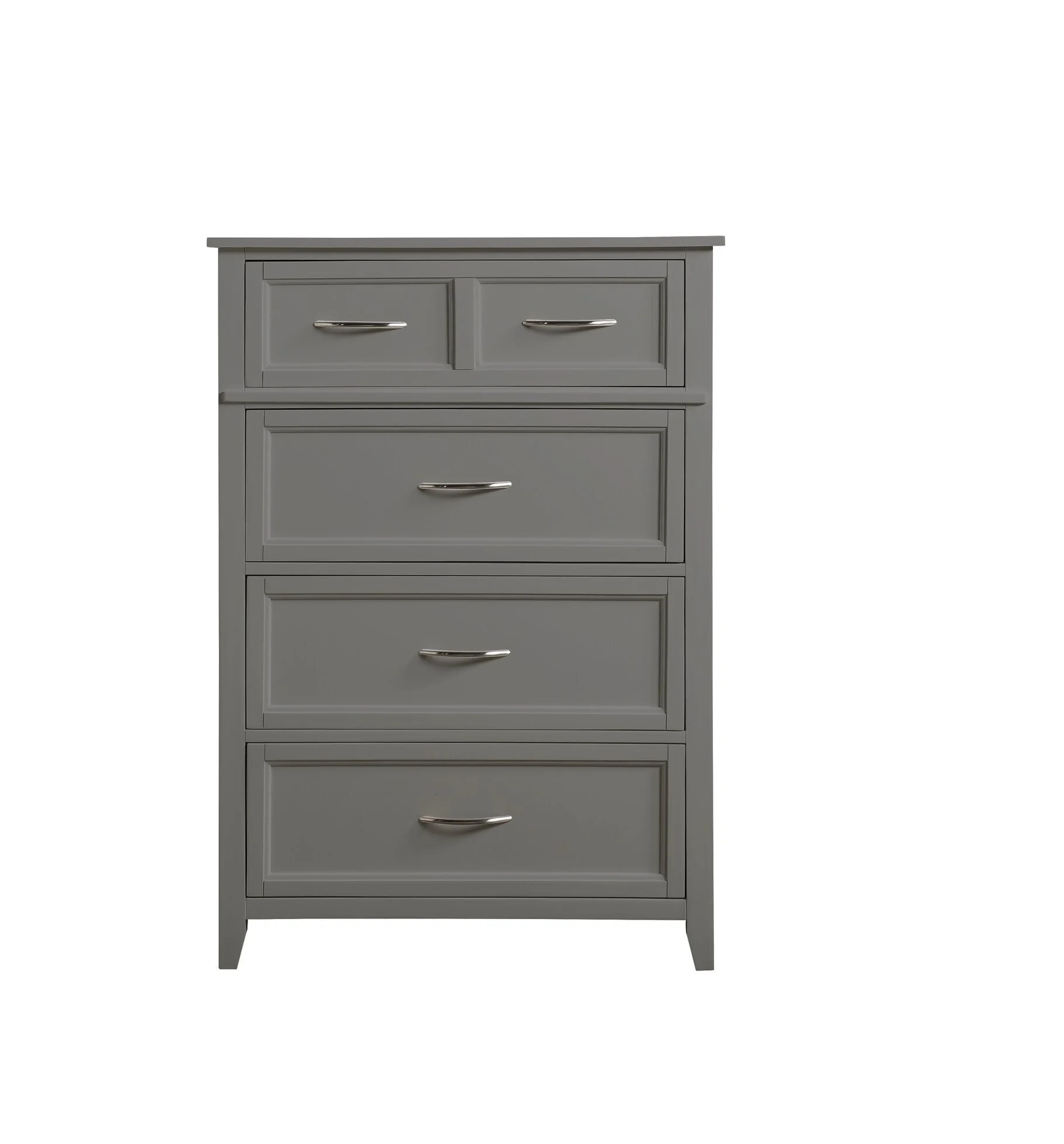 Julian 4 Drawer Tall Chest - Pebble Grey