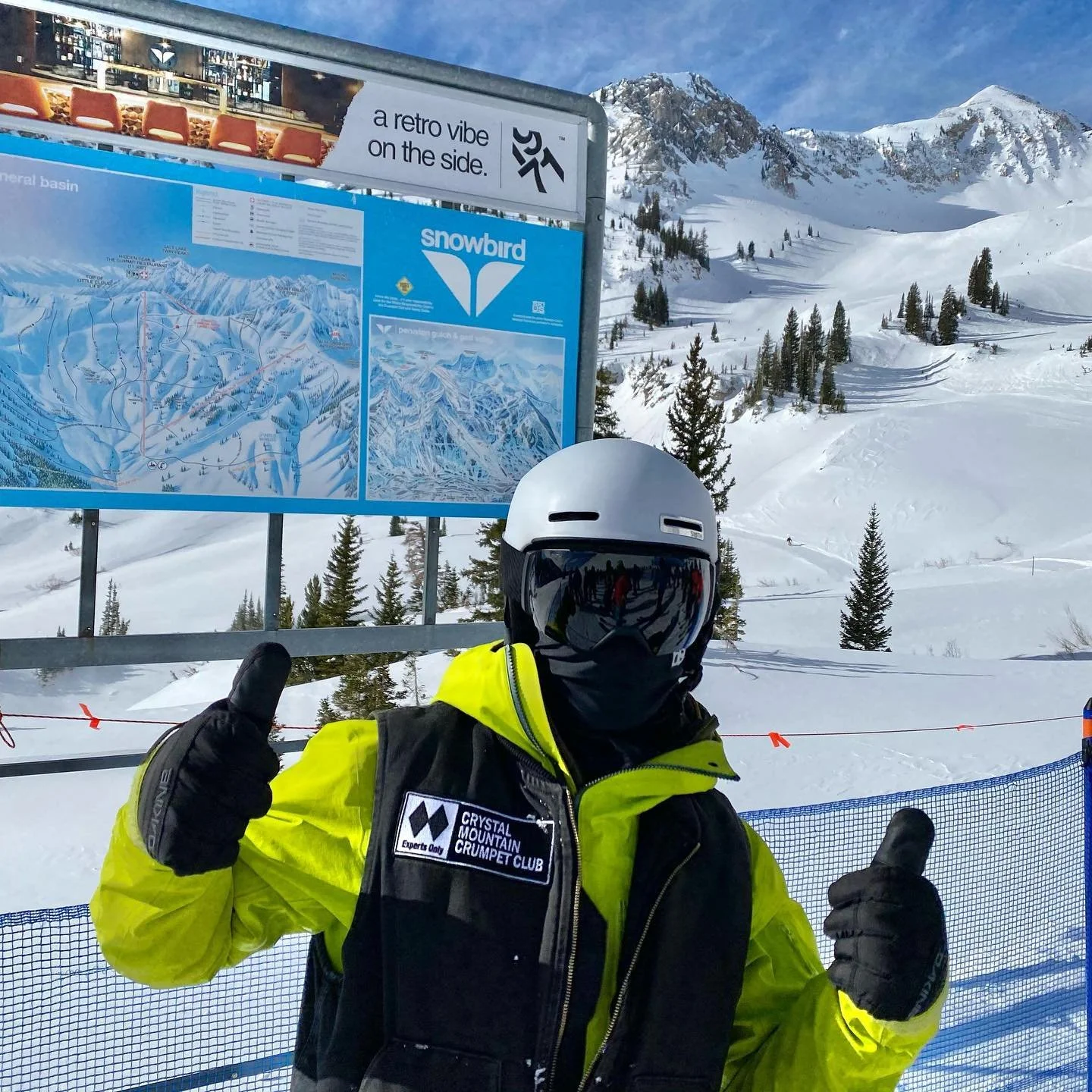 Bluebird at Snowbird. Stoked to be out here!