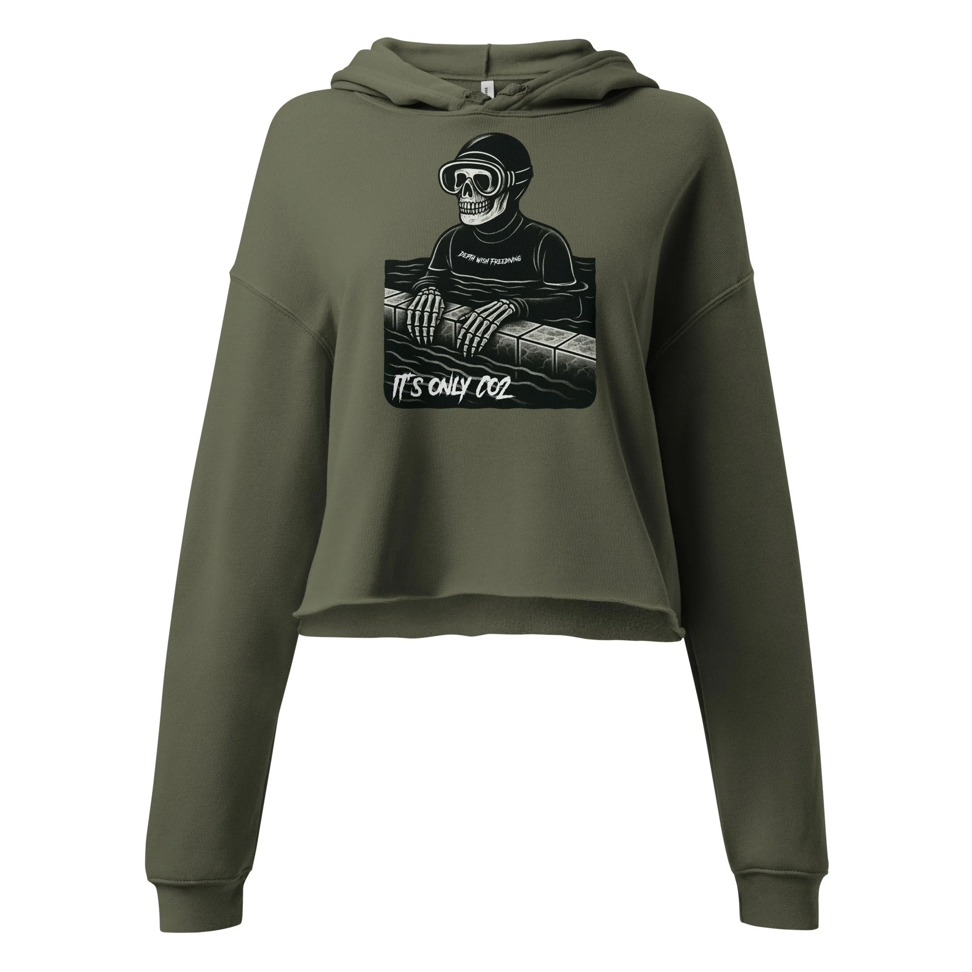 Its Only CO2 Women's Cropped Hoodie