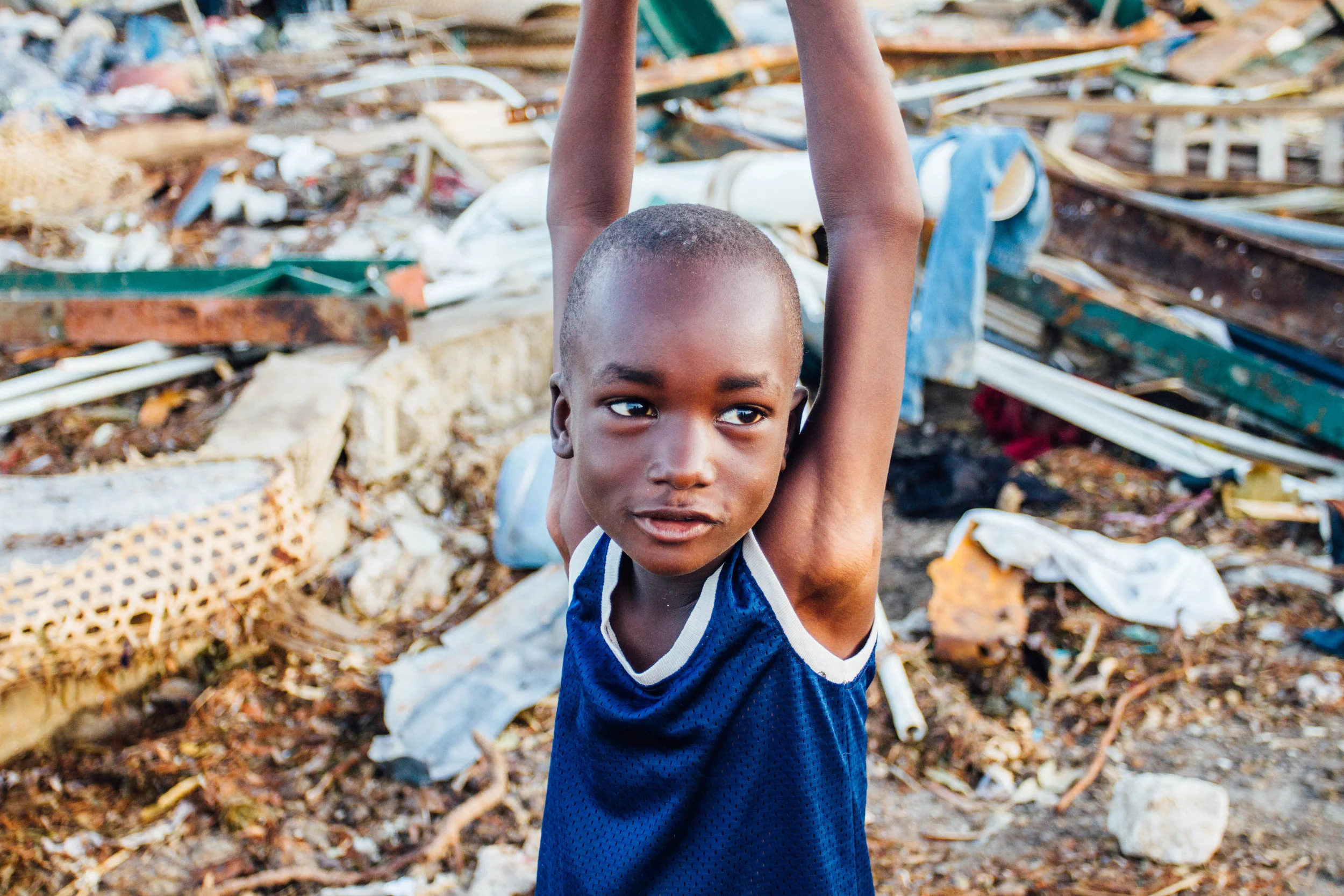 October 22nd - This is Marvens, a soft spoken little guy from Anse d'Hainault, standing in the midst of his decimated village. . I'm headed back to Austin after spending a couple weeks helping with relief efforts after Hurricane Matthew swept through Haiti. . The days have gone by in a blur, but when I look back on the past 16 days in Haiti, the words that come to mind are: devastation, unity, desperation, resilience, survival, strength, & HOPE. . As the rebuilding continues, my anthem for the Haitian people is Romans 12:12 - Rejoice in Hope. Be patient in tribulation. Be constant in Prayer. . What the enemy means for evil, God will use for good. I’ve firsthand seen the beginnings of this & know that He is faithful.