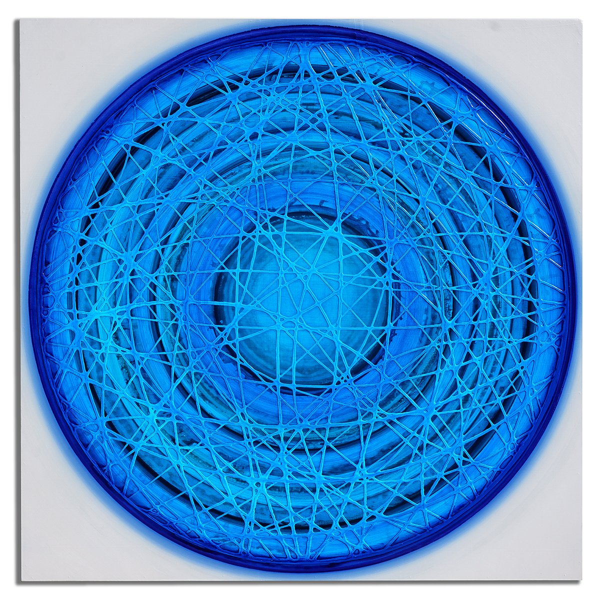 45x45 mixed media on  panel