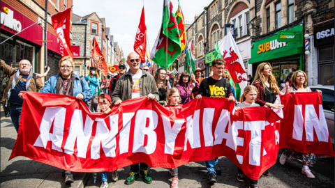 Marching for Change: Thousands Rally for Welsh Independence