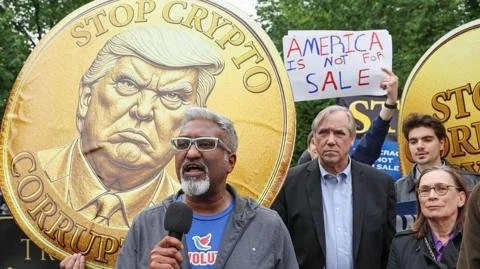 Crypto Crowning Corruption: Trump Hosts Controversial Gala Dinner Amid Protests