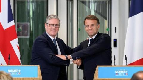 **Navigating Political Turbulence: Starmer and Macron's Call for Patience Amid Rising Populism**