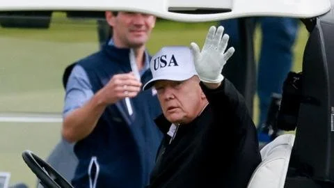 Teeing Off with Tension: Trump’s Controversial Golf Trip to Scotland