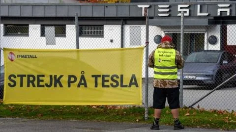 **Standstill: How Swedish Workers Are Stepping Up Against Tesla's Defiance!**