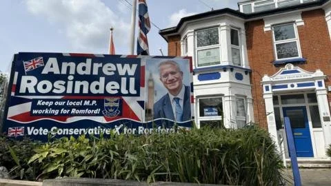 Political Tensions Rise: Romford Tories Object to Controversial Rosindell Campaign Posters
